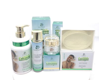 Men Skin Brightening , Lightening Boby Lotion, Serum, Face Cream, and Soap Sets