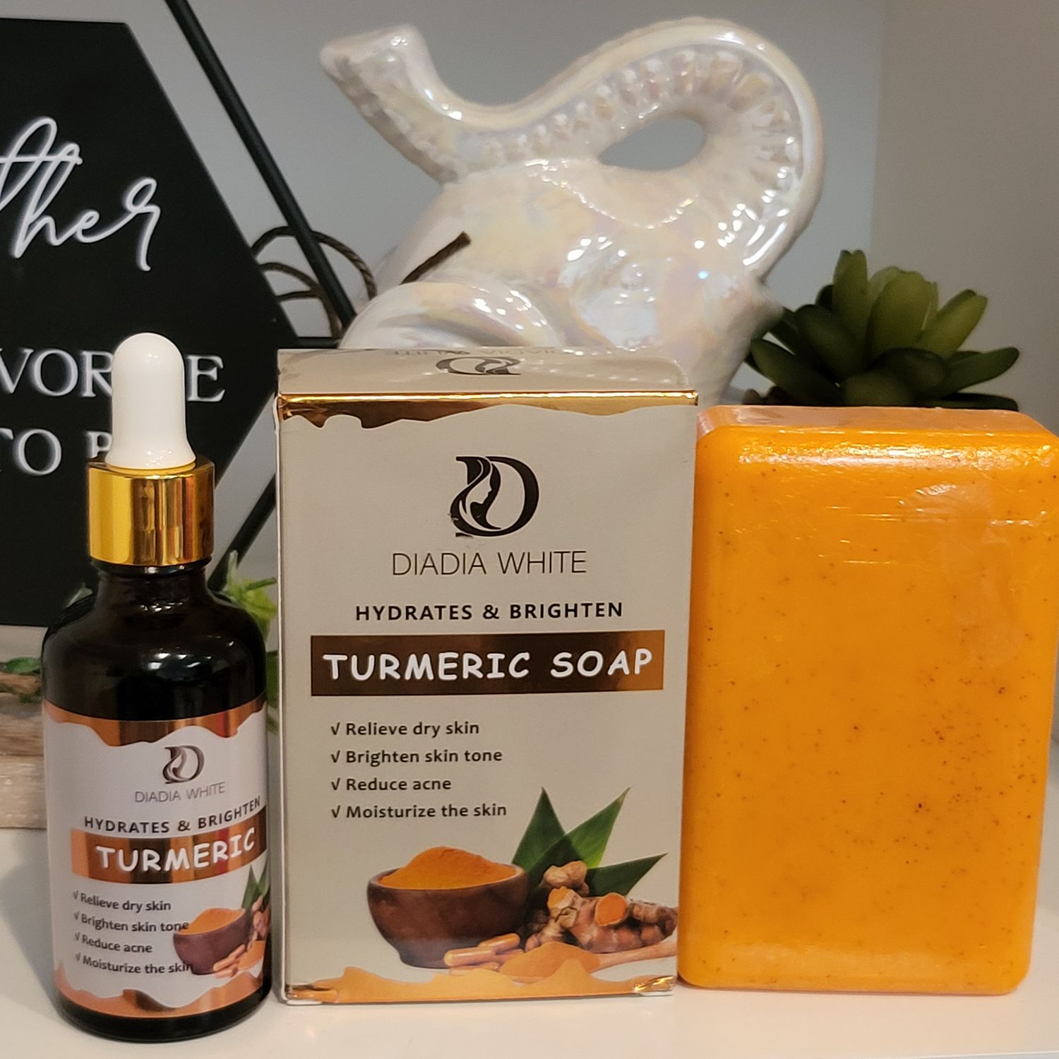 TURMERIC Soap and Serum