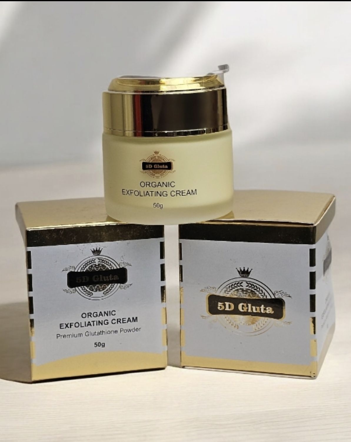5Days GLUTHA Exfoliating Cream Premium Glutathione Powder