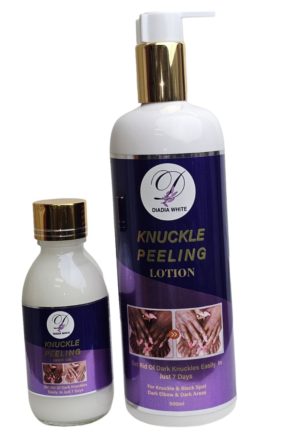 Knuckle Peeling Lotion and Whitening Serum