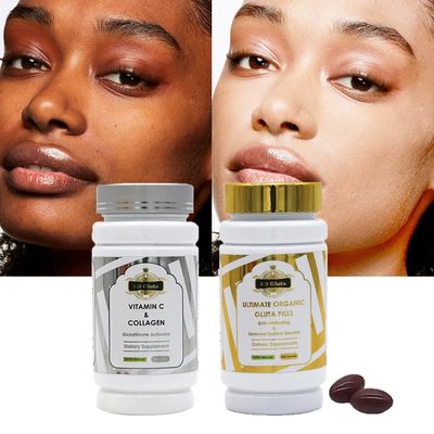 Glutathione  gellules and collagen vitamin C Whitening supplements