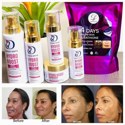 hyaluronic acid skin care products moisturizing anti aging & glutathione Tea