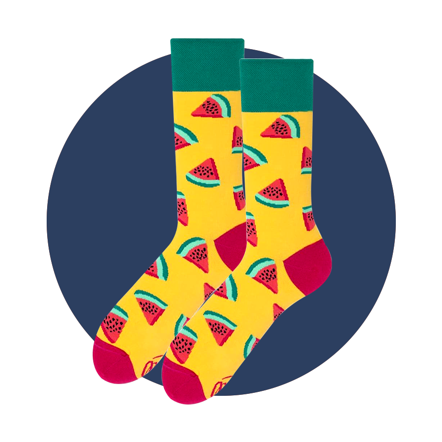 Fun Watermelon Socks