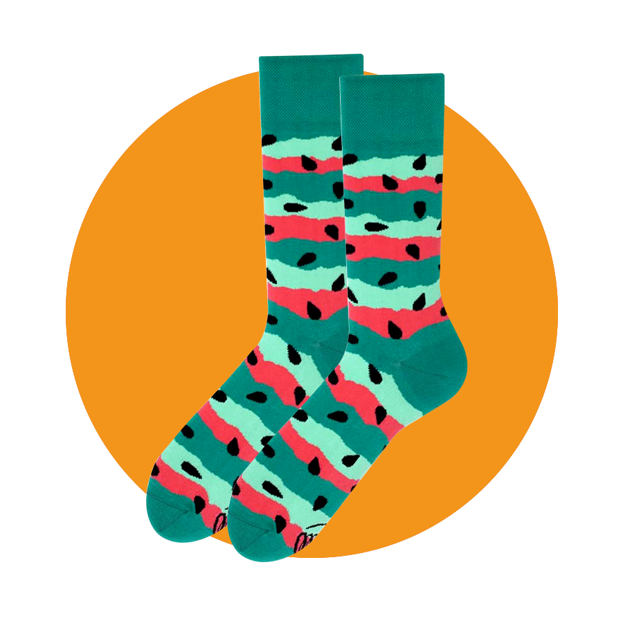 Fun Watermelon Socks