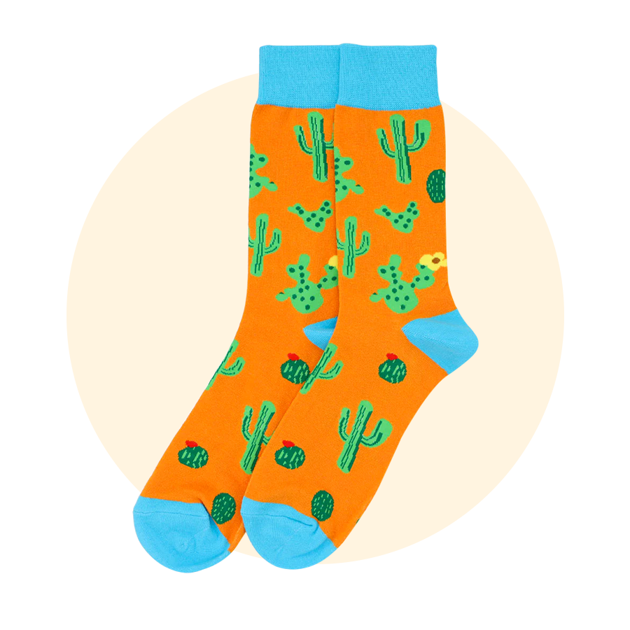 Fun Cactus Socks