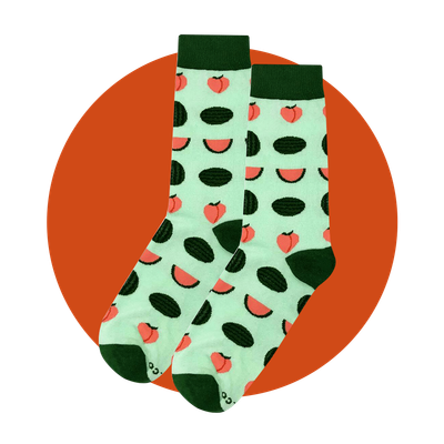 Fun Peach Socks