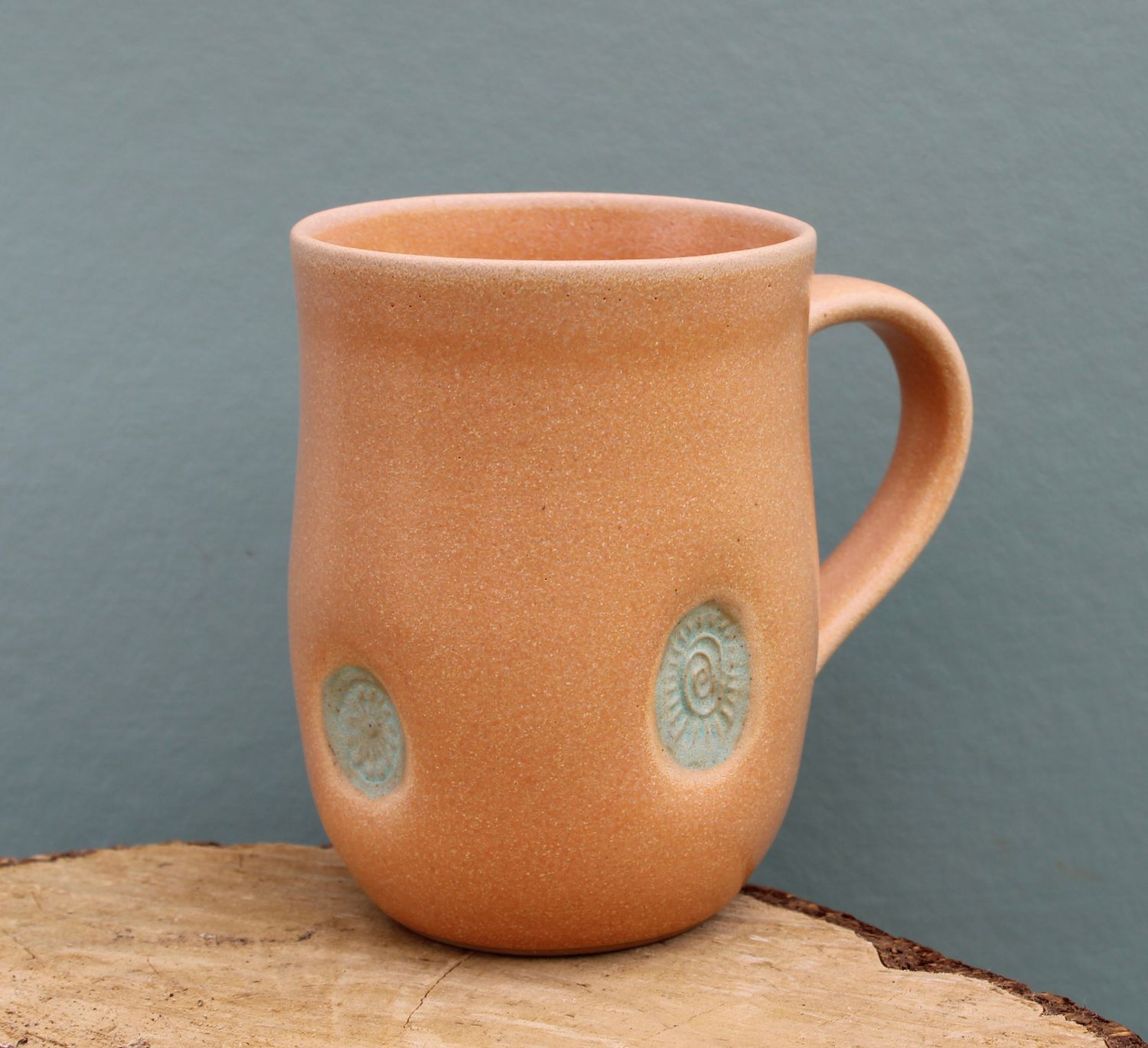 CERAMIC MUG-Orange/ Large