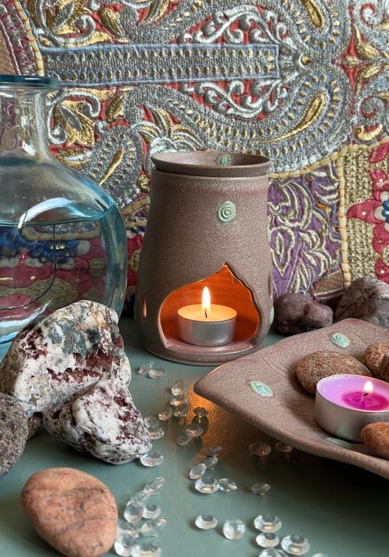 Oil Burner- Purple/ Blue