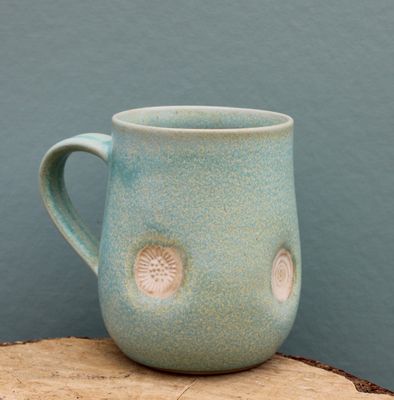 Hug in a Mug -Aqua Blue/ Small