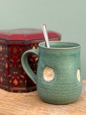 MUG -Green-Cream/ SMALL