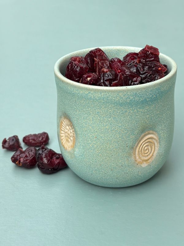 CERAMIC MNI BOWL- Aqua Blue