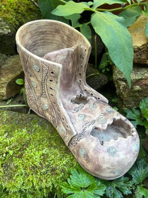 Ceramic Garden Boot