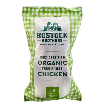 Bostock Organic free range chicken