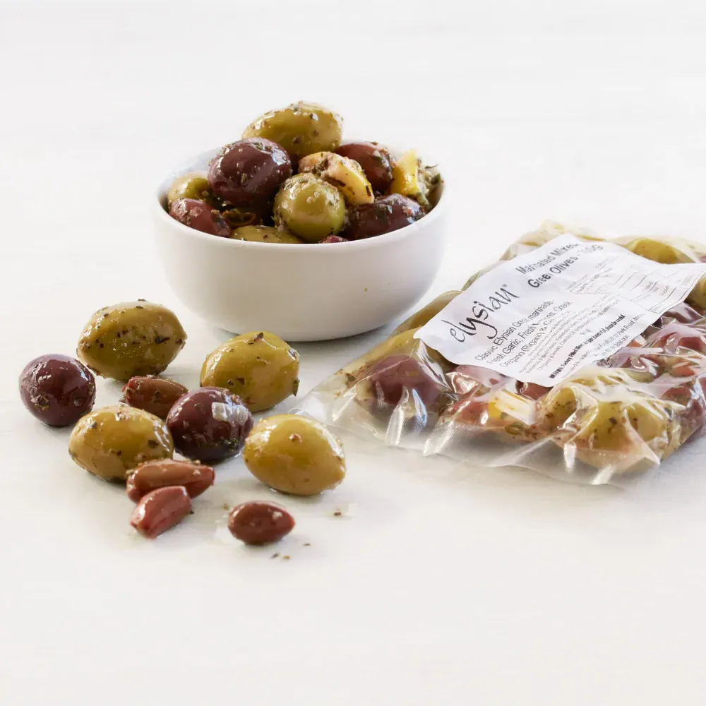 Elysian - Mixed Marinated Pitted Olives Elysian - Mixed Marinated Pitted Olives