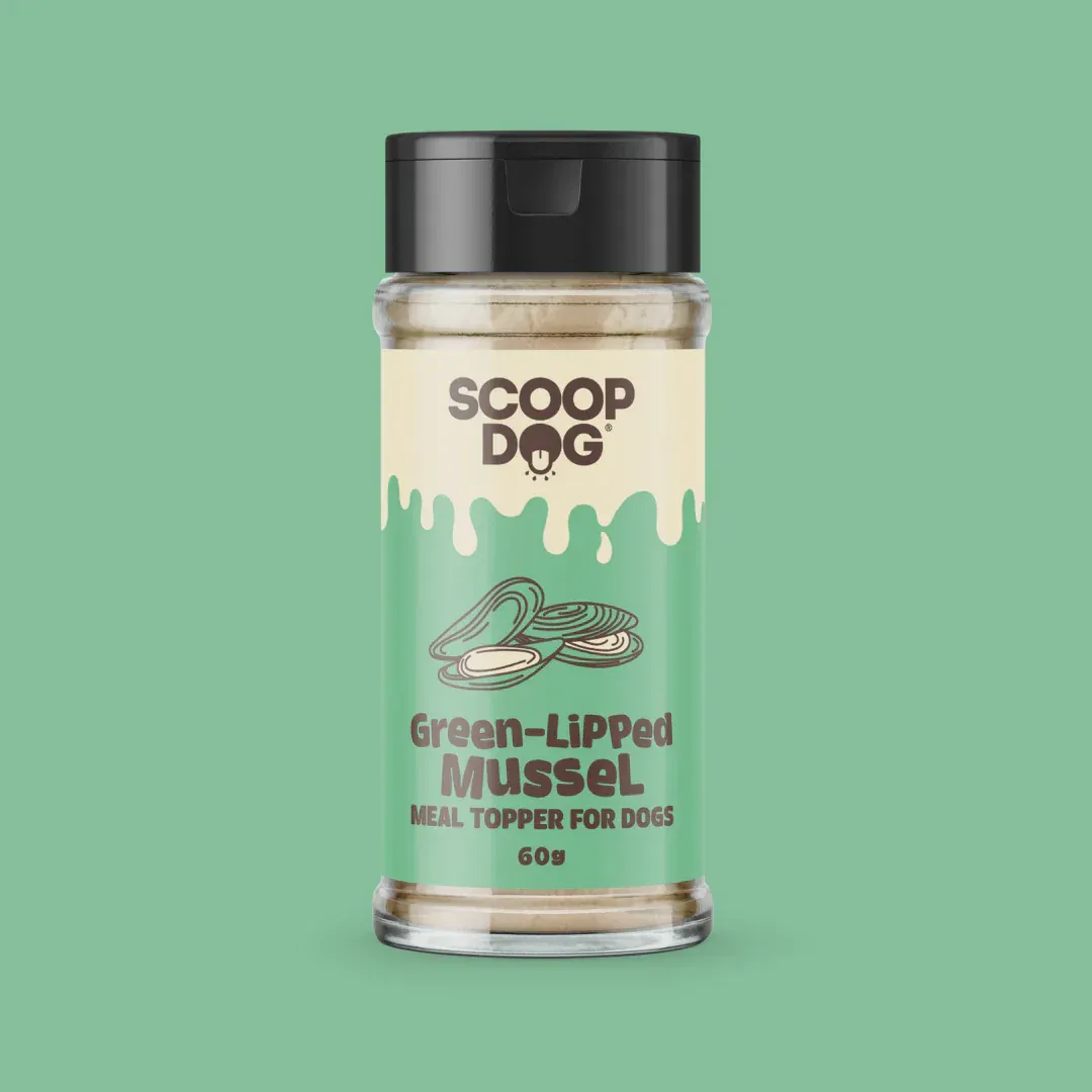 Scoop Dog Green Lipped Mussel Meal Topper for Dogs
