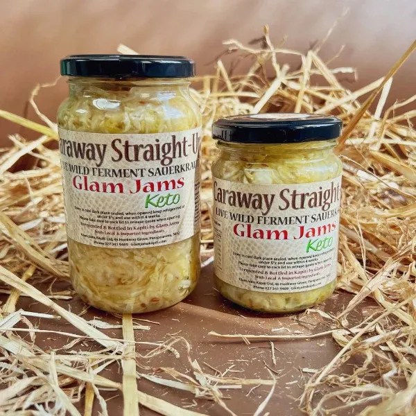 Glam Foods Sauerkraut - Straight Up