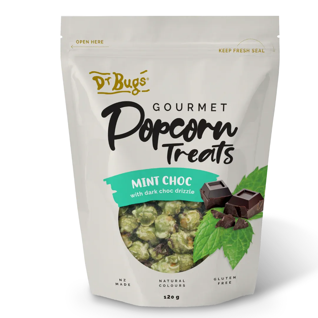 Dr Bugs Gourmet Mint Choc Popcorn