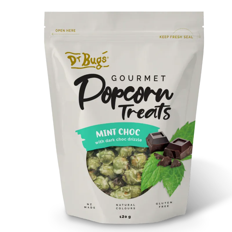 Dr Bugs Gourmet Mint Choc Popcorn