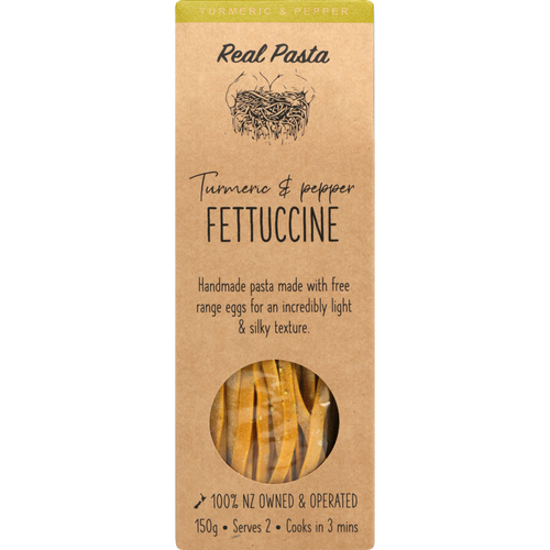 Real Pasta - Tumeric and Pepper Fettuccine