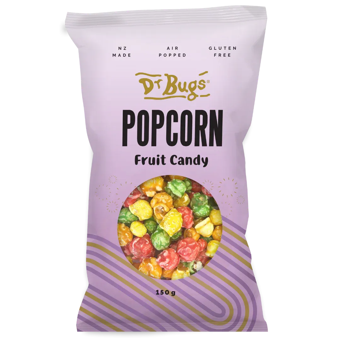 Dr Bugs Fruit Candy Popcorn
