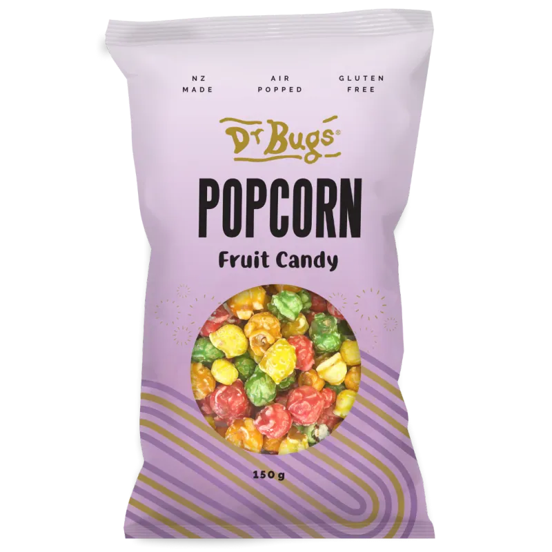 Dr Bugs Fruit Candy Popcorn