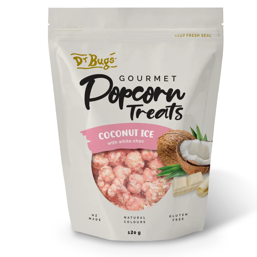 Dr Bug's Gourmet Coconut Ice Popcorn