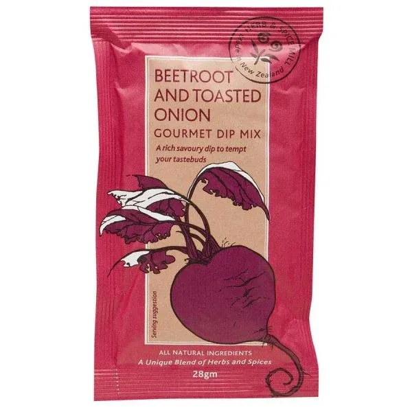 Beetroot and Toasted Onion Gourmet dip mix
