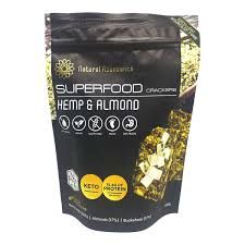 Natural Abundance Keto Hemp and Almond Supperfood Crackers