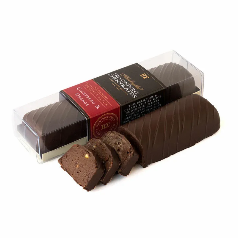 Devonport Chocolates - Cointreau and Orange Truffle Slice
