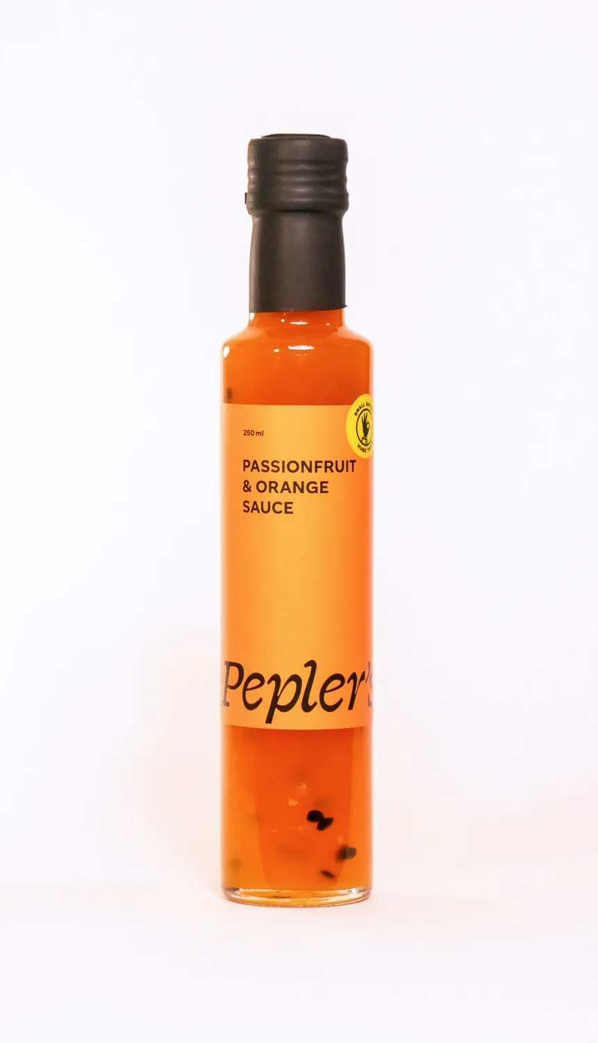 Pepler's Passionfruit and Orange Sauce