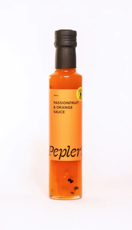 Pepler's Passionfruit and Orange Sauce