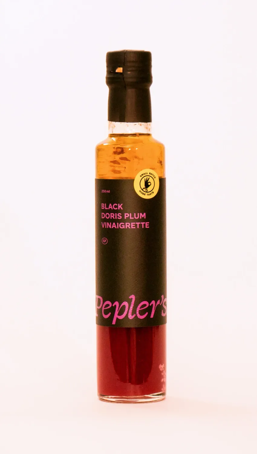 Peplers Black Doris Plum Vinaigrette