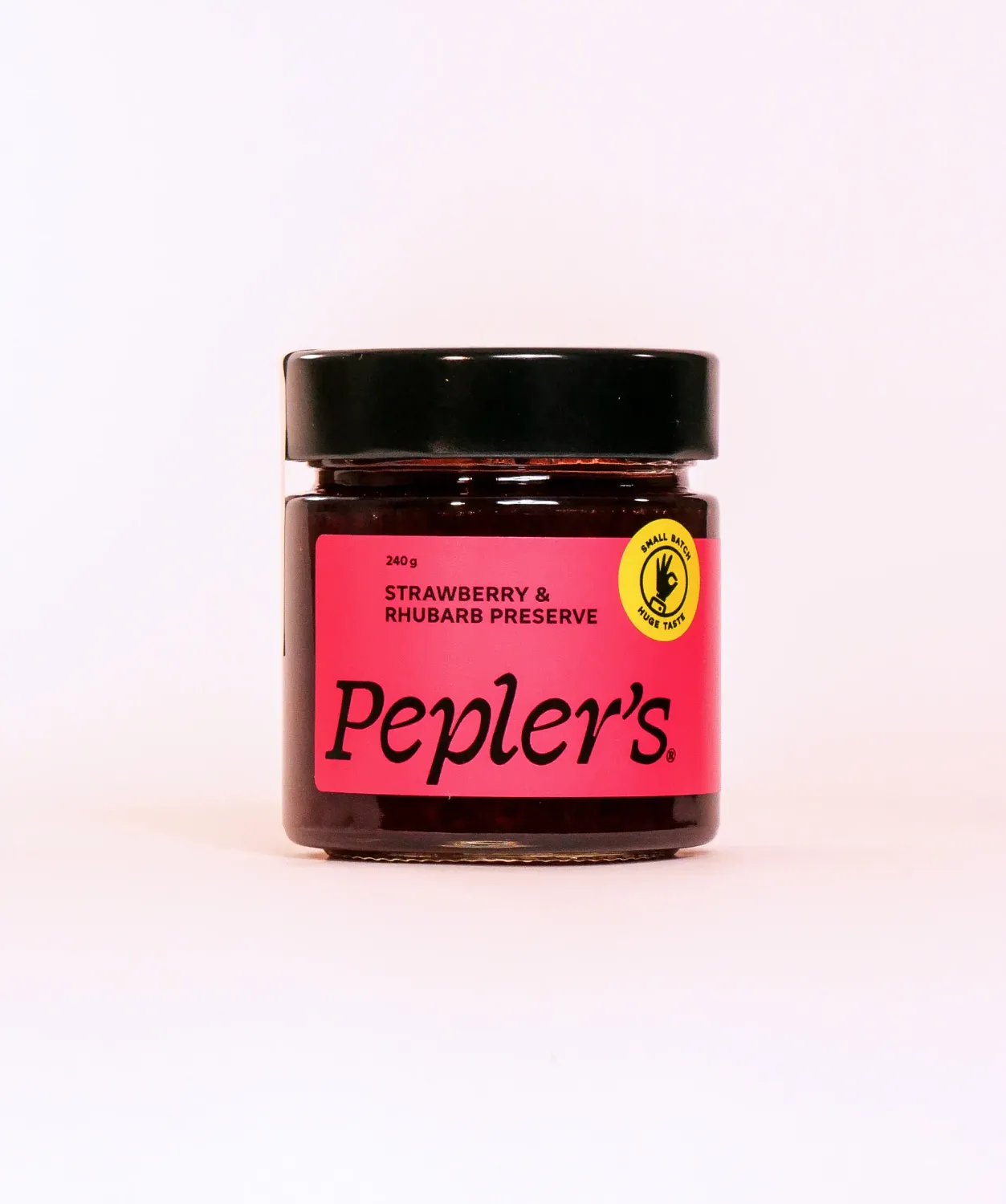 Peplers Strawberry & Rhubarb Preserve