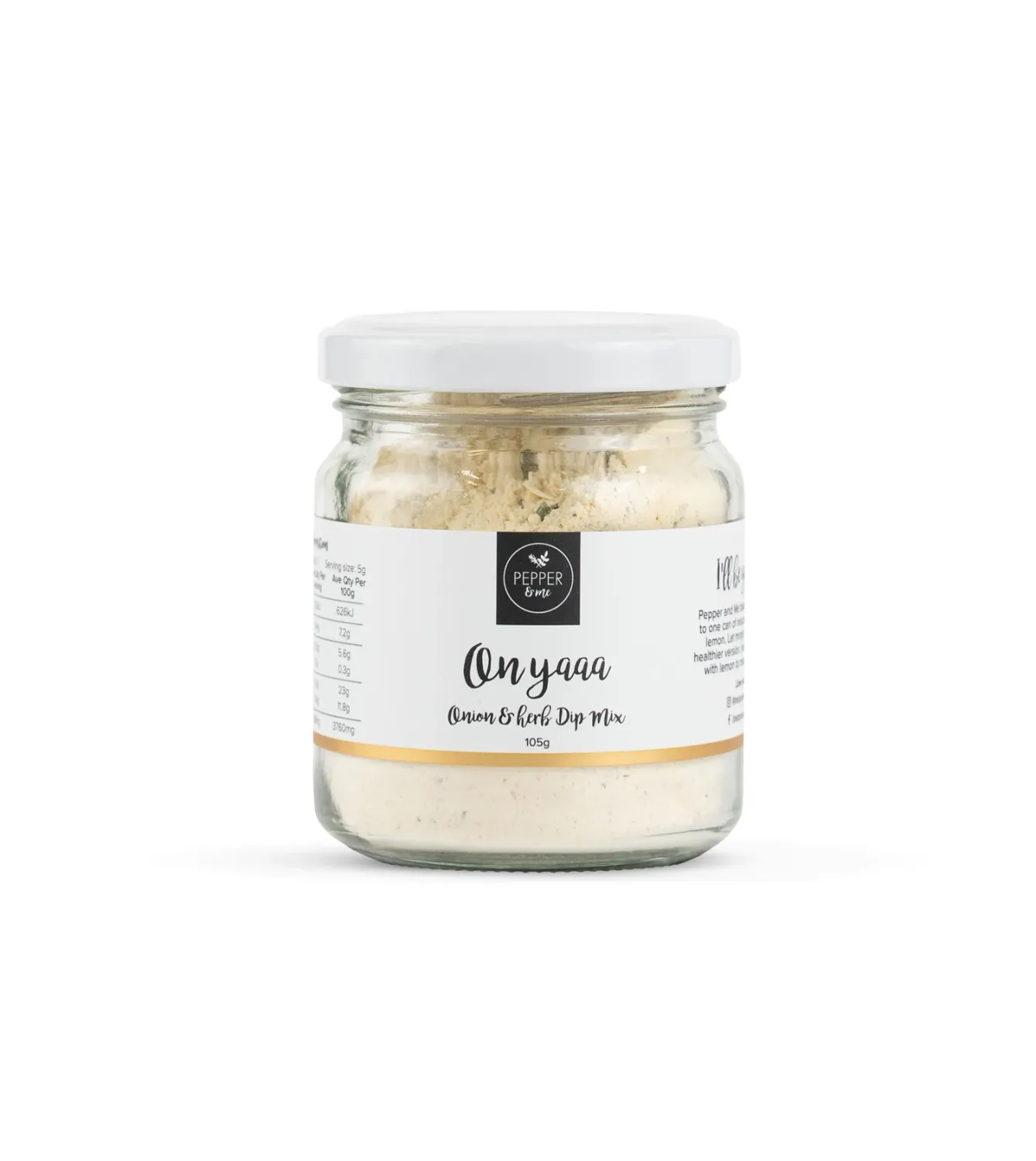 Pepper & Me On Yaa Onion Dip