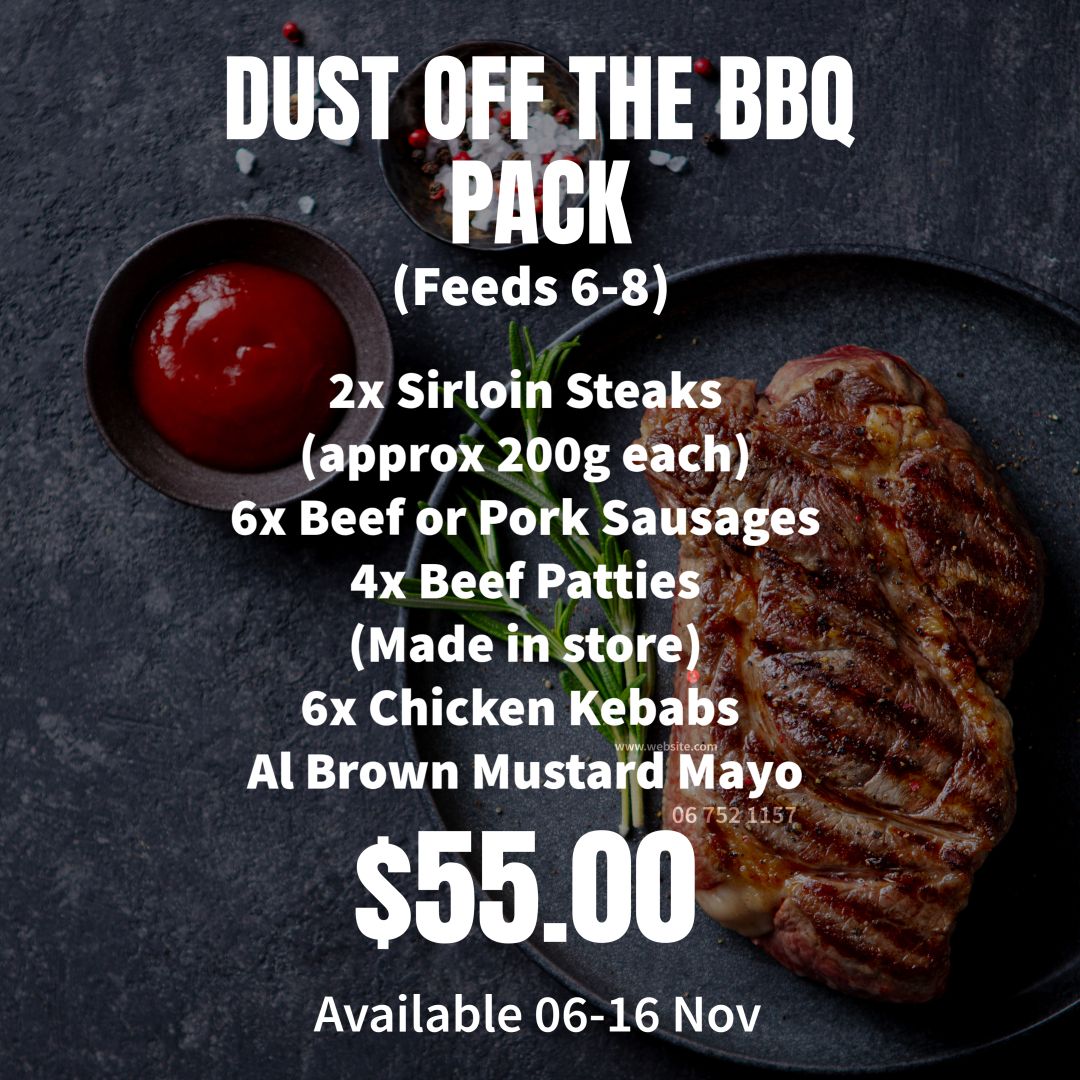 Dust off the BBQ Pack Special Dust off the BBQ Pack Special