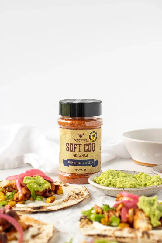 Rum & Que - Soft Coq Meat Rub Rum & Que - Soft Coq Meat Rub