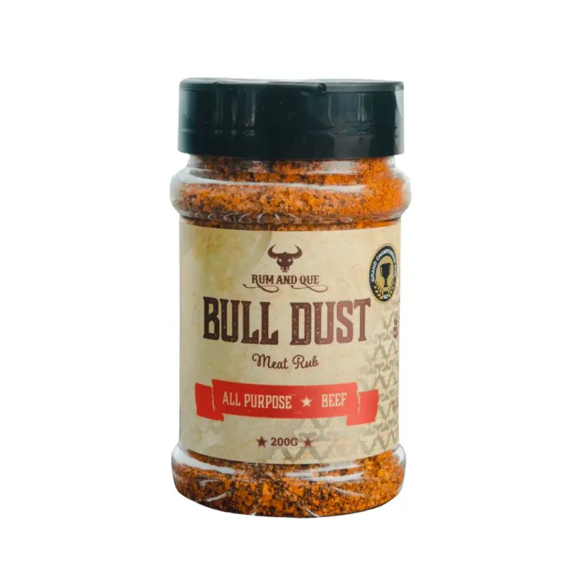 Rum & Que - Bull Dust Meat Rub Rum & Que - Bull Dust Meat Rub