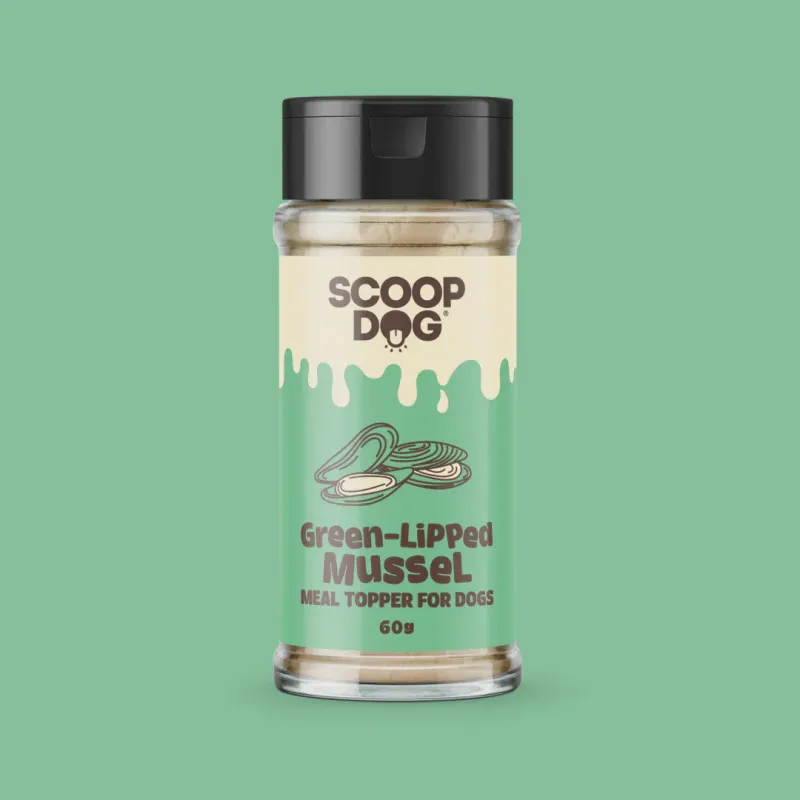 Scoop Dog Green Lipped Mussel Meal Topper for Dogs