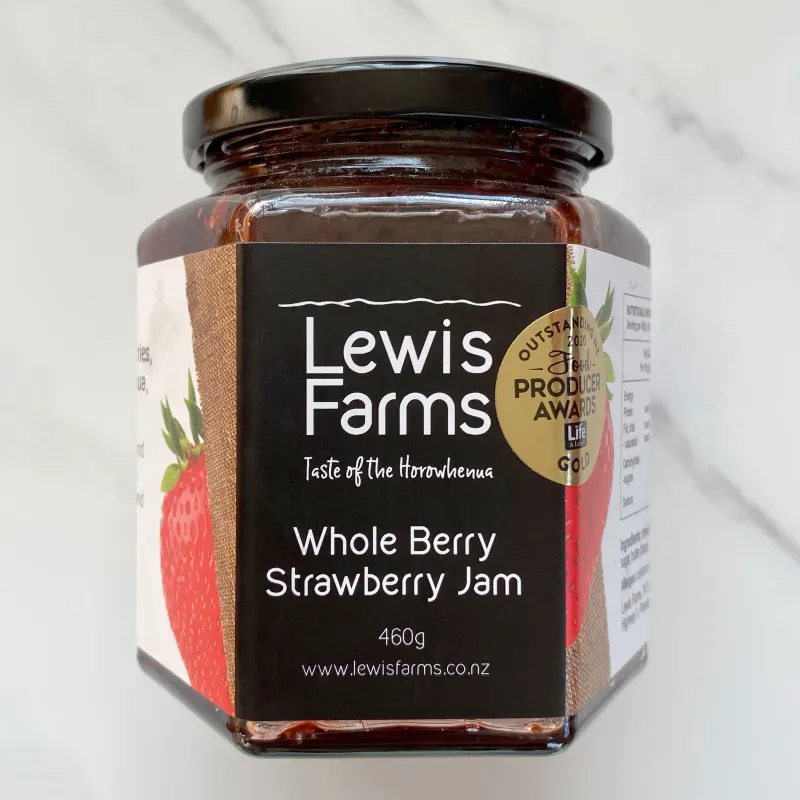 Lewis Road Whole Strawberry Jam Lewis Road Whole Strawberry Jam