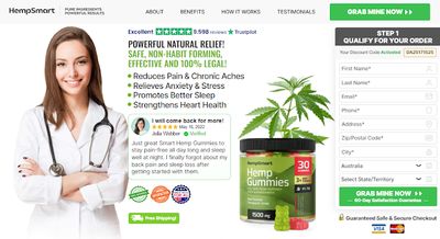 ​Hemp Smart CBD Gummies Australia: