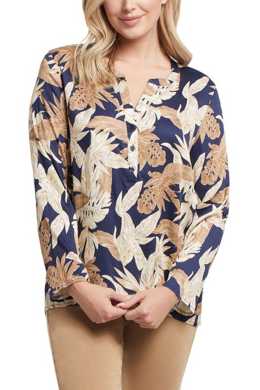 TRIBAL Printed Blouse