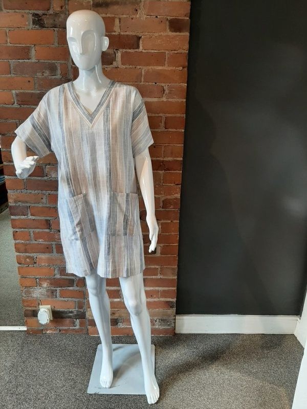 SPLENDID Striped Linen Dress