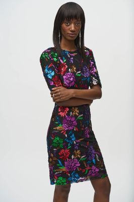 JOSEPH RIBKOFF Sequined Event Dress JOSEPH RIBKOFF Sequined Event Dress