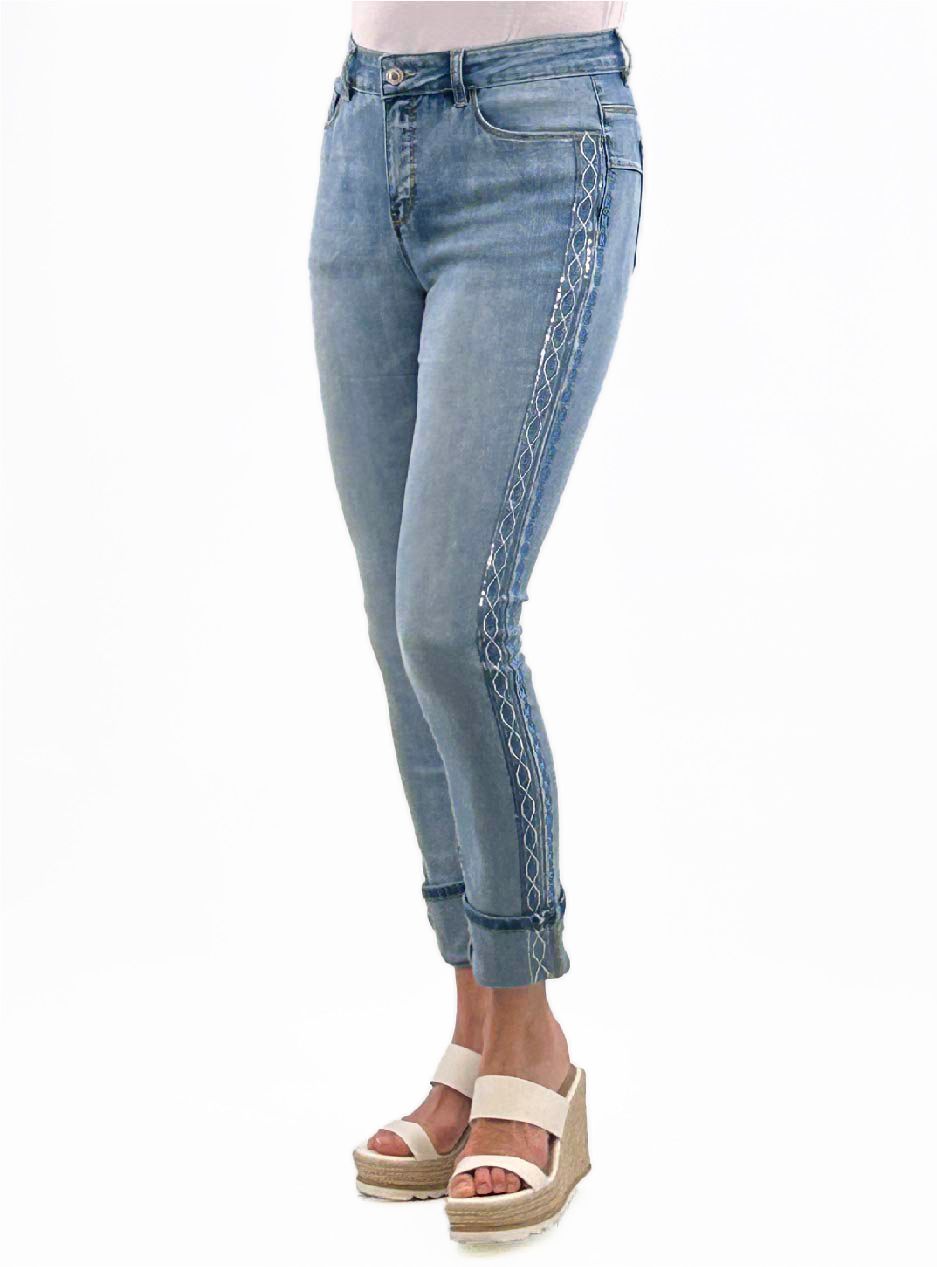 ORLY Cuffed Denim Pant