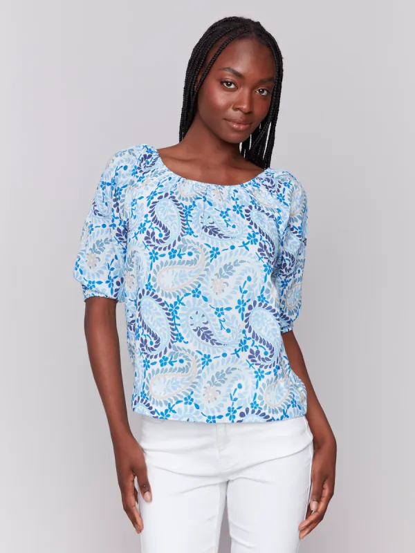 CHARLIE B Off The Shoulder Blouse