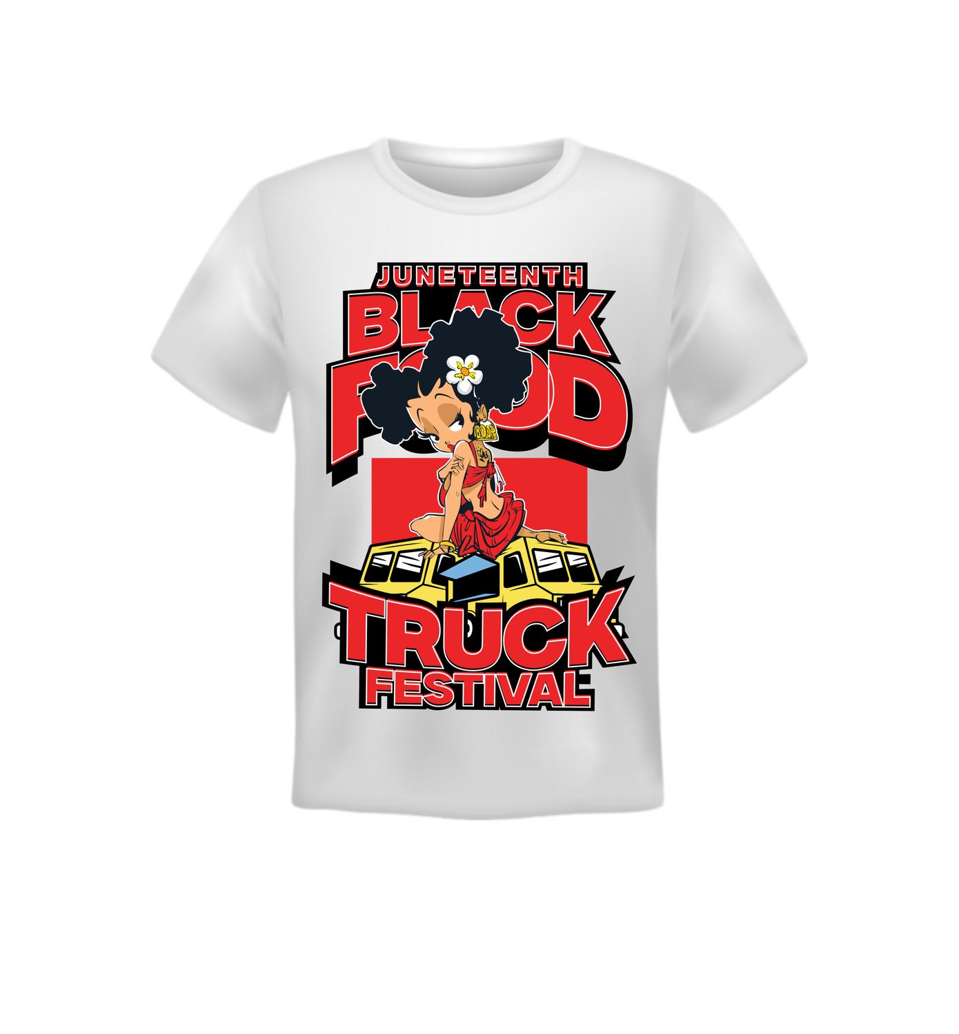 Adult &quot;Black Betty Boop&quot; inspired Tee