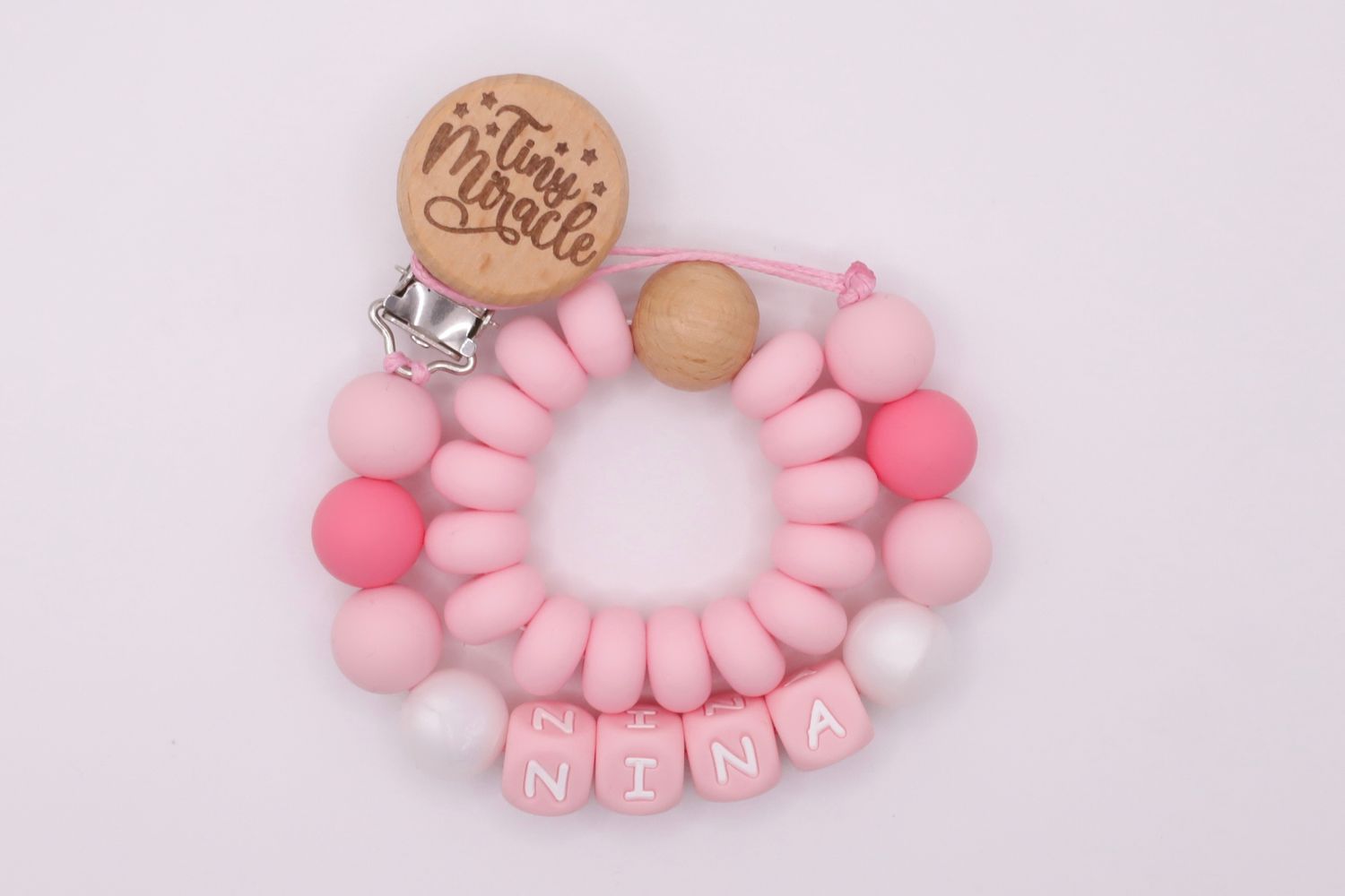 Little Nibbles Dummy Chain and Silicone Teether Set