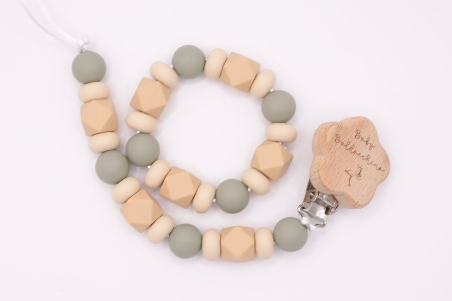 Earthy Stork Dummy Chain &amp; Teether Set