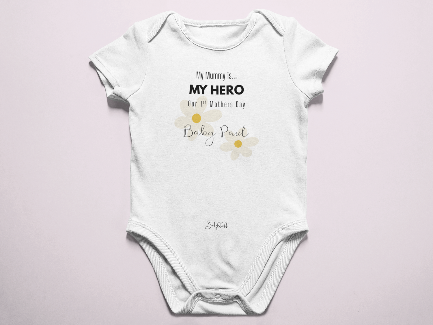 My Mummy is My Hero Short Sleeve Baby Grow
