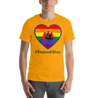 SCA, Drachenwald Strong Rainbow Unisex t-shirt